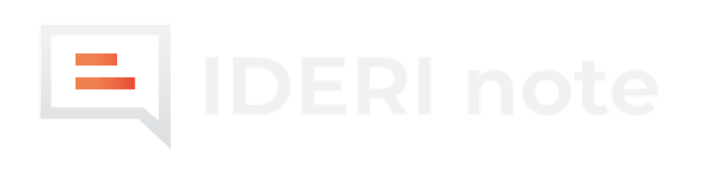 IDERI note Logo